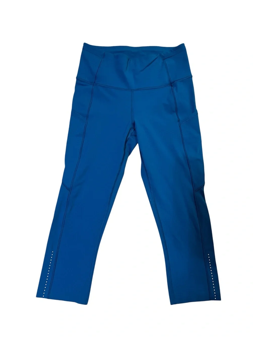 Lululemon Blue High-Waist Athletic Leggings Size 6